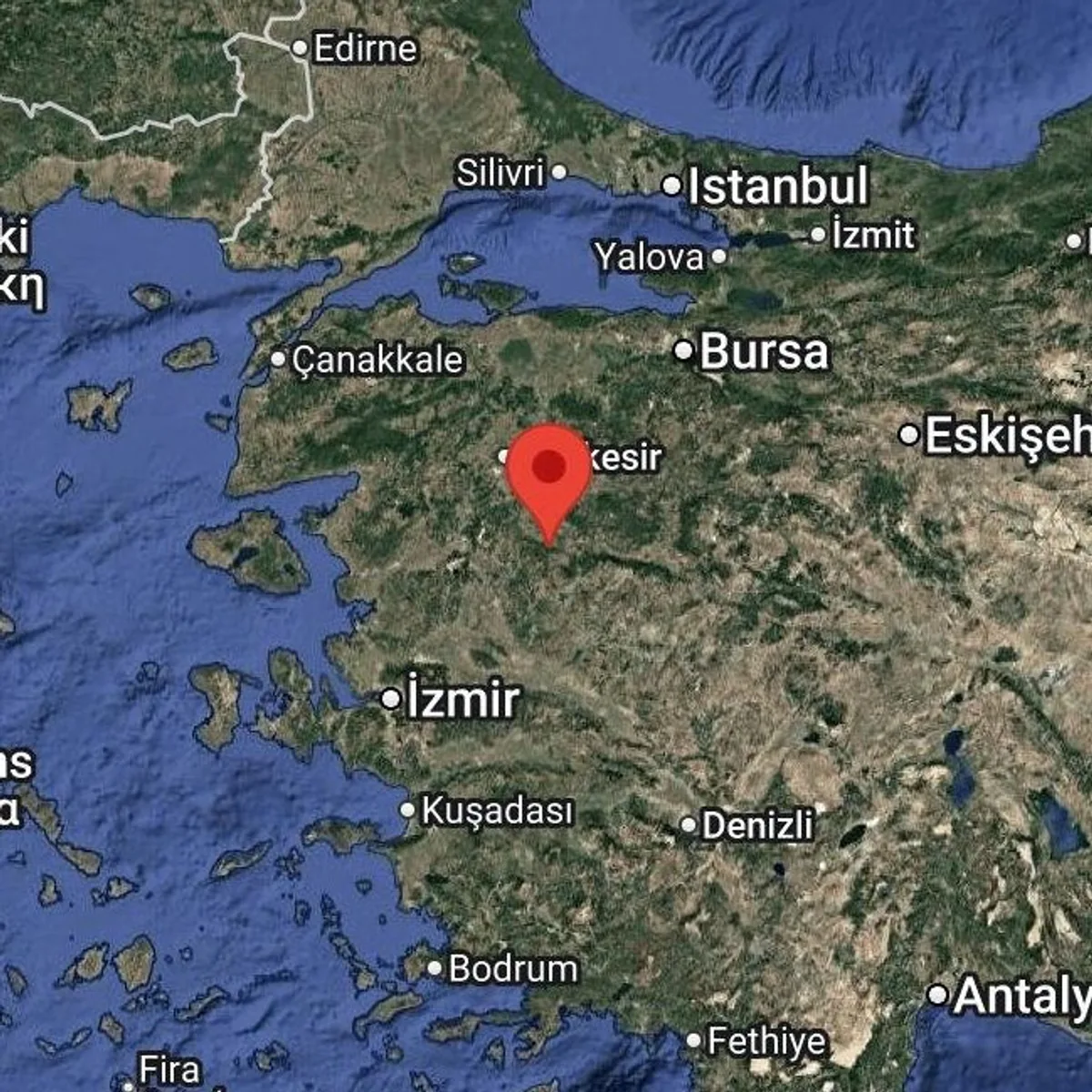 Balıkesir'de 5 Büyüklüğünde Deprem: AFAD'dan Olumsuz Durum Yok Açıklaması Balıkesir'de 5 Büyüklüğünde Deprem: AFAD'dan Olumsuz Durum Yok Açıklaması