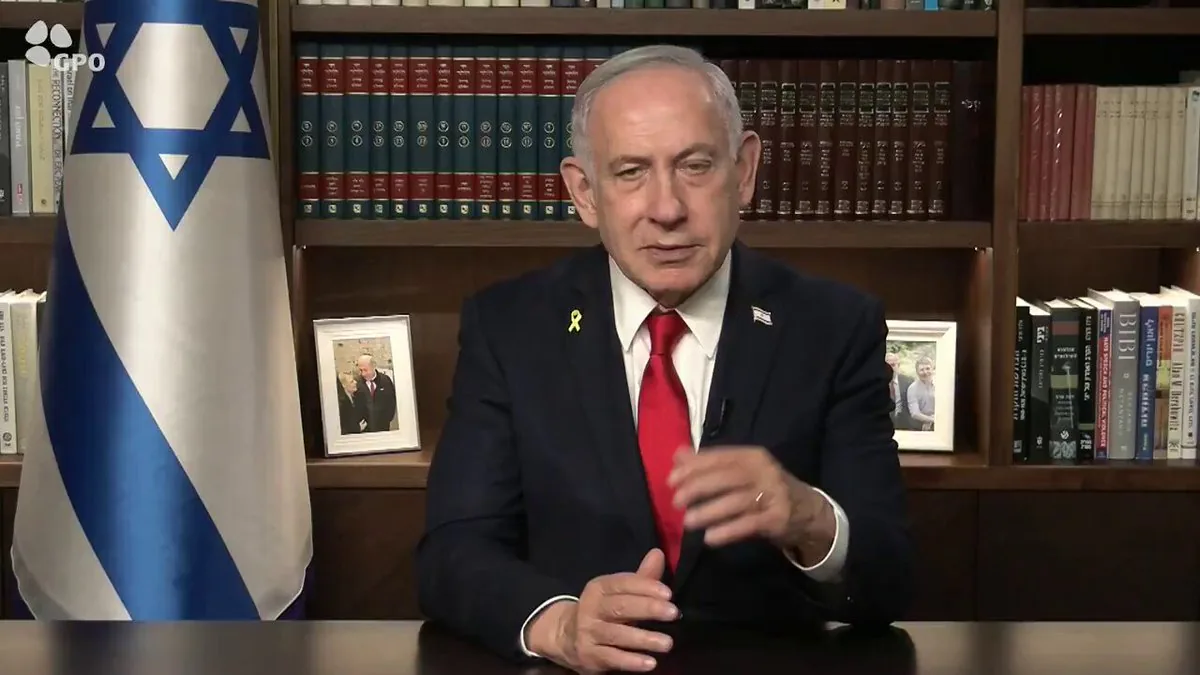 Netanyahu'dan Batı Şeria'da Filistin Devleti Açıklaması Netanyahu'dan Batı Şeria'da Filistin Devleti Açıklaması
