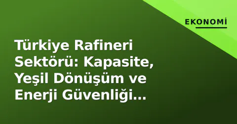 Türkiye Rafineri Sektörü: Kapasite, Yeşil Dönüşüm ve Enerji Güvenliği Denklemi