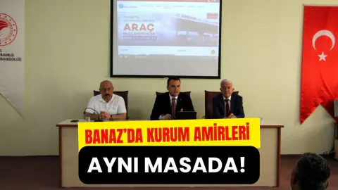 Banaz'da Kamu Hizmetleri İçin Kurum Amirleri Toplandı