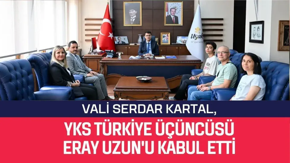Uşaklı Genç Eray Uzun, 2026 YKS Türkiye Üçüncüsü Oldu görseli
