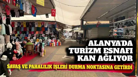 Alanya'da Turizm Esnafı Alarm Veriyor: %50 Kayıp Vurgusu