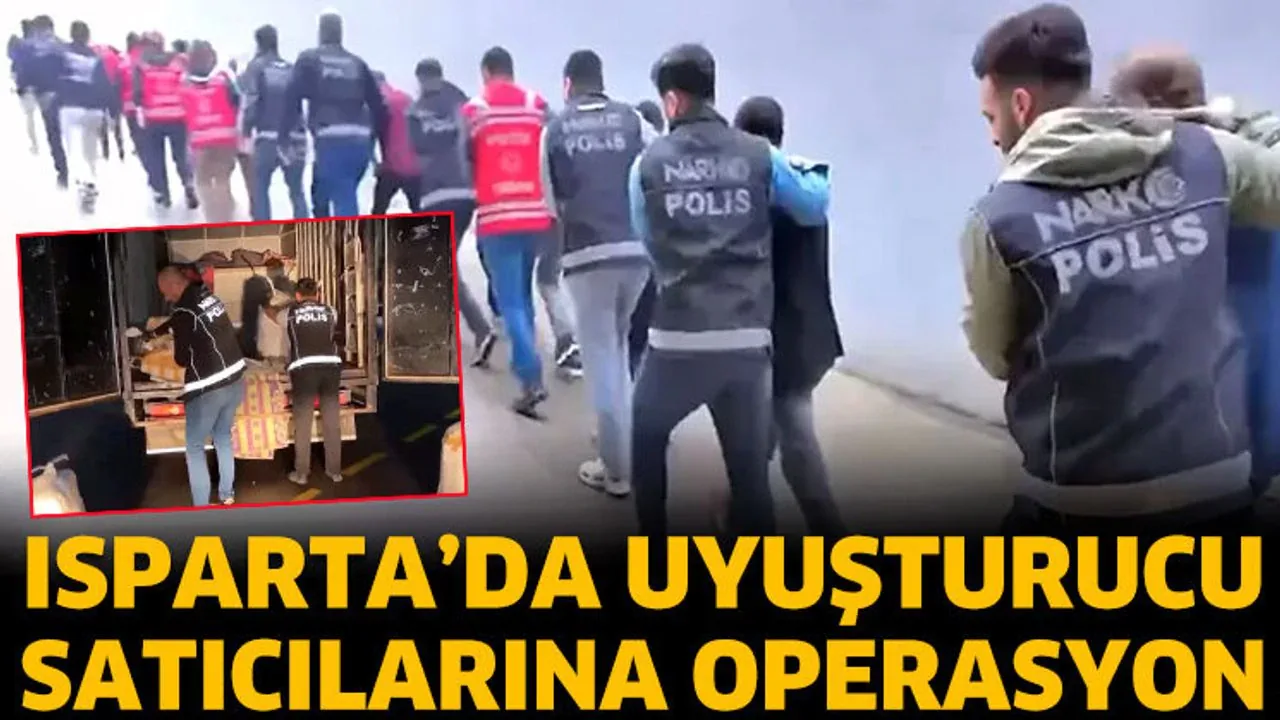 69 İlde Dev Narkotik Darbesi: Isparta Dahil Tonlarca Uyuşturucu Ele Geçirildi 69 İlde Dev Narkotik Darbesi: Isparta Dahil Tonlarca Uyuşturucu Ele Geçirildi