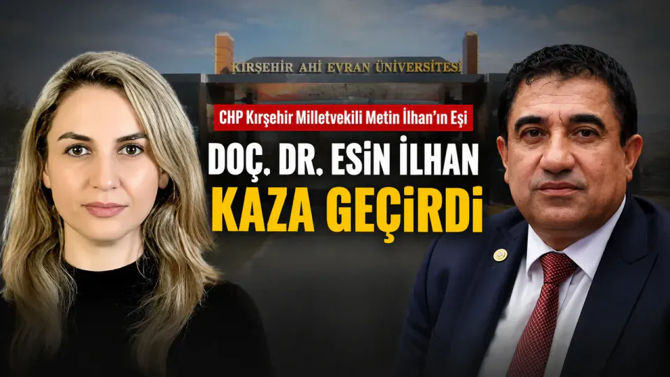 CHP Milletvekili Metin İlhan'ın eşi Doç. Dr. Esin İlhan kaza geçirdi görseli