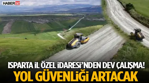 Isparta'da Yalvaç Yoluna Sıcak Asfalt Hazırlığı: 5 Kilometrelik Hat Yenileniyor