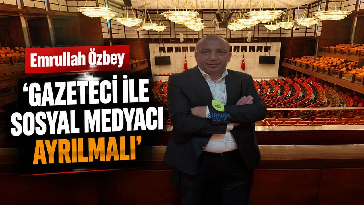 Emrullah Özbey'den Sosyal Medya ve Gazetecilik İçin Sert Eleştiri Emrullah Özbey'den Sosyal Medya ve Gazetecilik İçin Sert Eleştiri