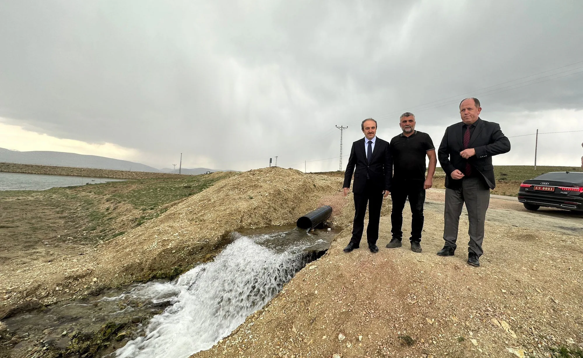 Bayburt Adabaşı Köyü'nde Sulama Suyu Rehabilitasyonu Başlıyor Bayburt Adabaşı Köyü'nde Sulama Suyu Rehabilitasyonu Başlıyor