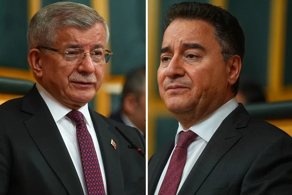 Ahmet Davutoğlu Gelecek Partisi'ni Kapatıyor: Yeni Rotası B Açıklandı Ahmet Davutoğlu Gelecek Partisi'ni Kapatıyor: Yeni Rotası B Açıklandı