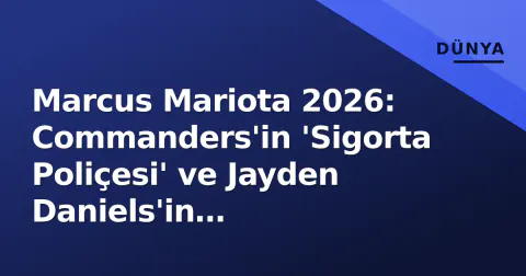 Marcus Mariota 2026: Commanders'in 'Sigorta Poliçesi' ve Jayden Daniels'in Gölgesindeki Veteran Stratejisi