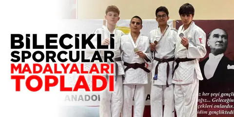Bilecikli Judocular Anadolu Yıldızlar Ligi'nde Madalya Deposu Oldu