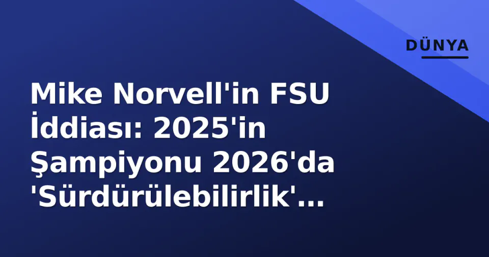 Mike Norvell'in FSU İddiası: 2025'in Şampiyonu 2026'da 'Sürdürülebilirlik' Sınavında görseli