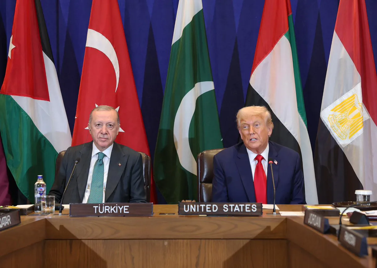 Erdoğan, Gazze Konulu Bölgesel Toplantısı'nda ABD Başkanı Trump ile Birleşmiş Milletler'de Buluştu Erdoğan, Gazze Konulu Bölgesel Toplantısı'nda ABD Başkanı Trump ile Birleşmiş Milletler'de Buluştu