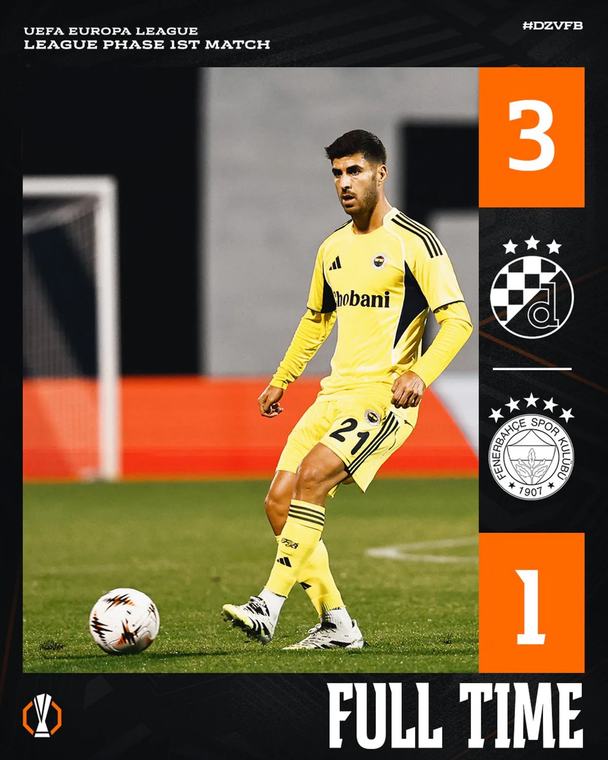Fenerbahçe Dinamo Zagreb'e Konuk Saha Maçında 3-1 Yenildi Fenerbahçe Dinamo Zagreb'e Konuk Saha Maçında 3-1 Yenildi