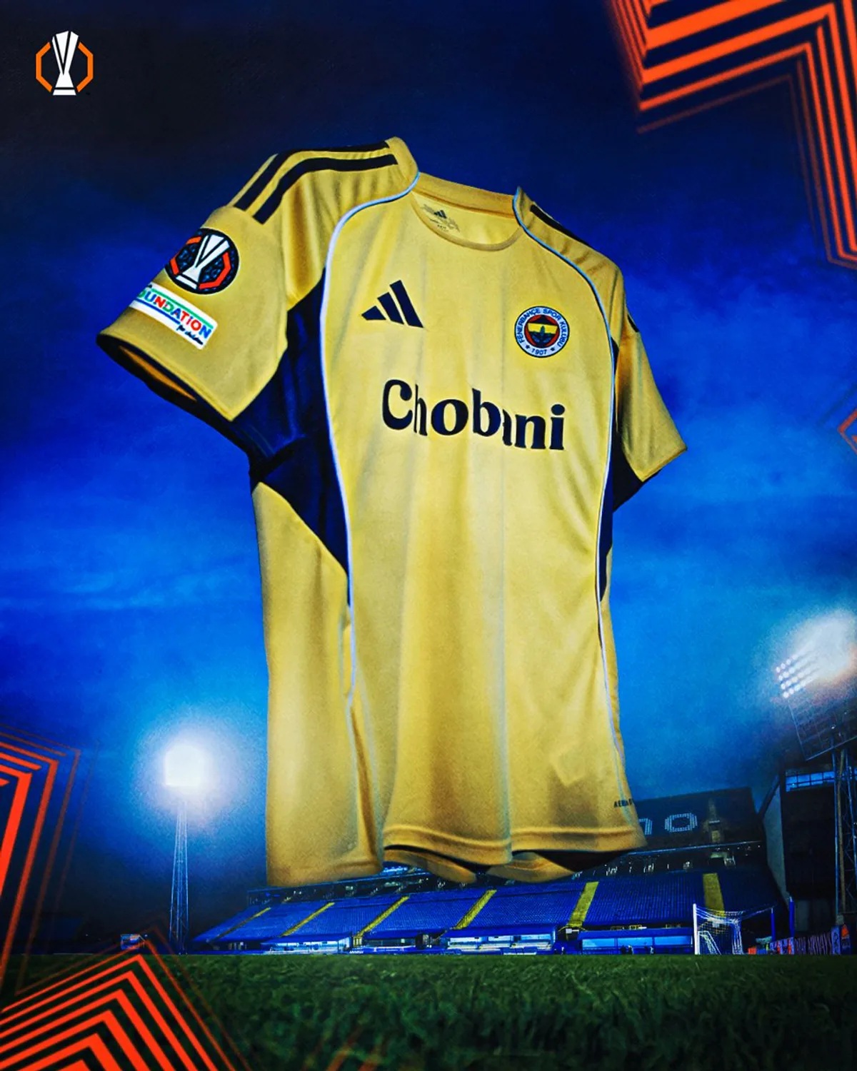 Fenerbahçe, Yeni Sarı Forma ile Avrupa'da Sahne Alıyor Fenerbahçe, Yeni Sarı Forma ile Avrupa'da Sahne Alıyor