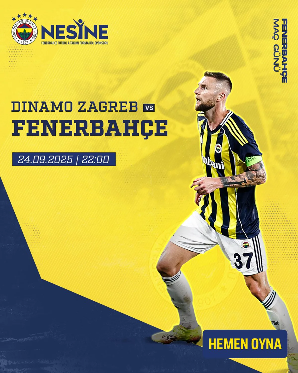 Fenerbahçe, UEFA Avrupa Ligi'nde Dinamo Zagreb'e Konuk Olacak Fenerbahçe, UEFA Avrupa Ligi'nde Dinamo Zagreb'e Konuk Olacak