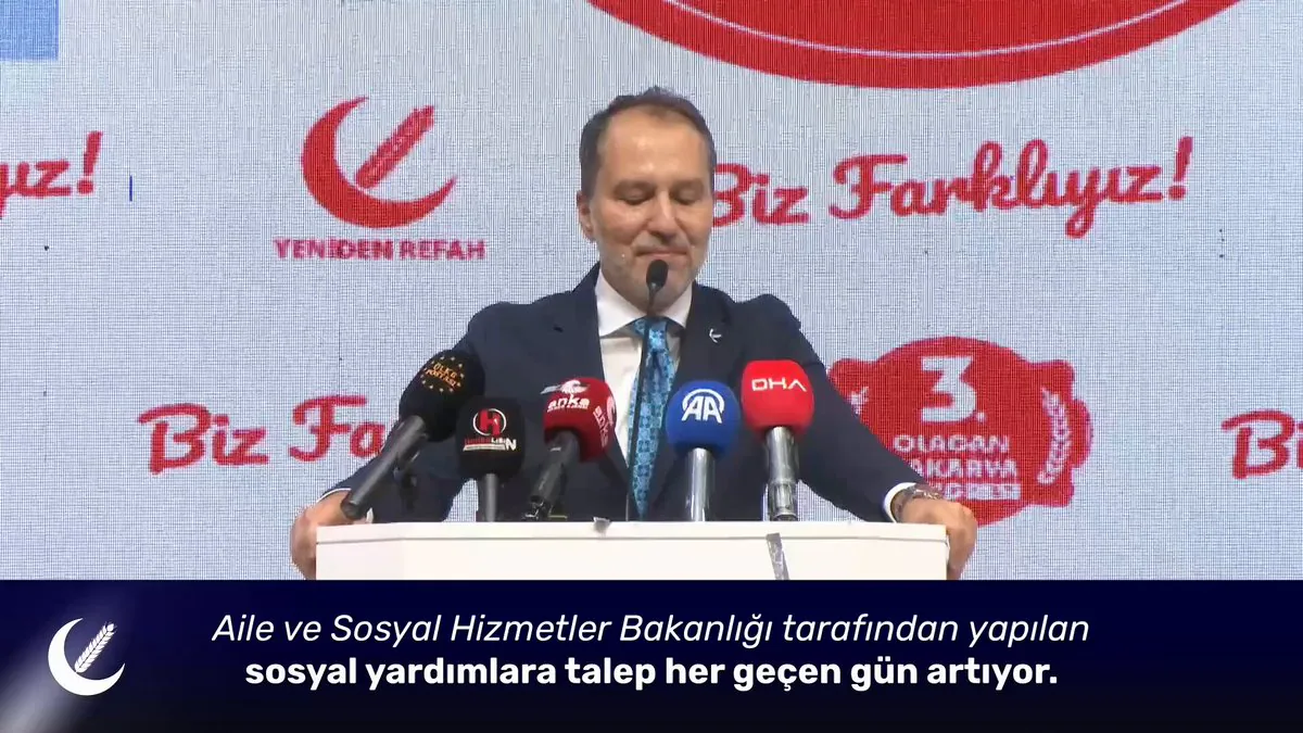 Refah Partisi Genel Başkanı Erbakan: Millet Milli Görüş'ü Arıyor Refah Partisi Genel Başkanı Erbakan: Millet Milli Görüş'ü Arıyor