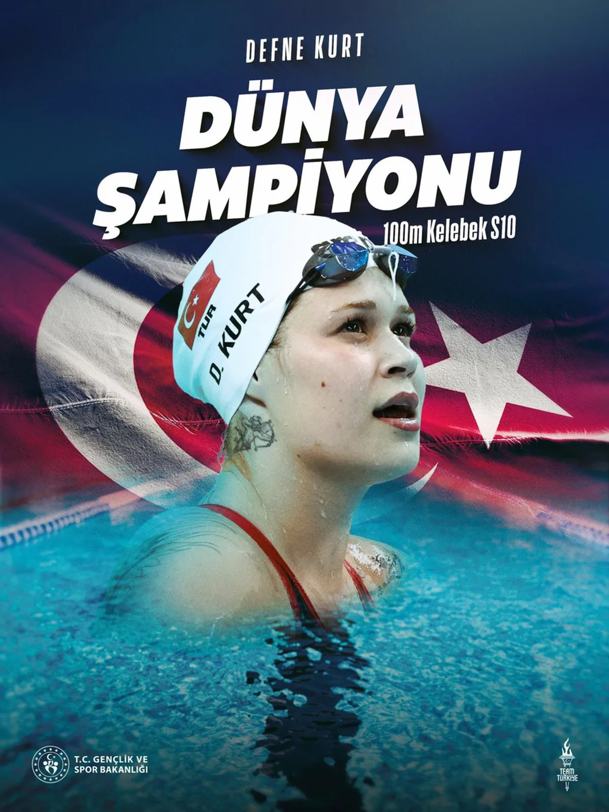 Defne Kurt'tan Yeni Şampiyonluk: Dünya Para Yüzme Şampiyonası'nda Altın Madalya ve Avrupa Rekoru Defne Kurt'tan Yeni Şampiyonluk: Dünya Para Yüzme Şampiyonası'nda Altın Madalya ve Avrupa Rekoru