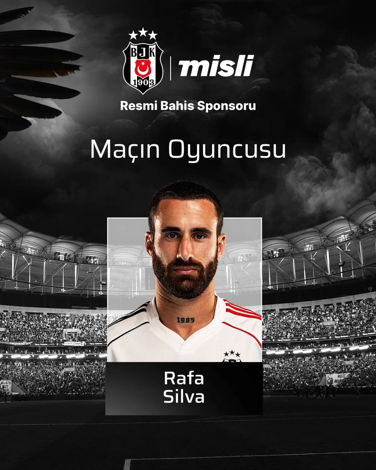 Beşiktaş'ta Maçın Oyuncusu Rafa Silva Oldu Beşiktaş'ta Maçın Oyuncusu Rafa Silva Oldu