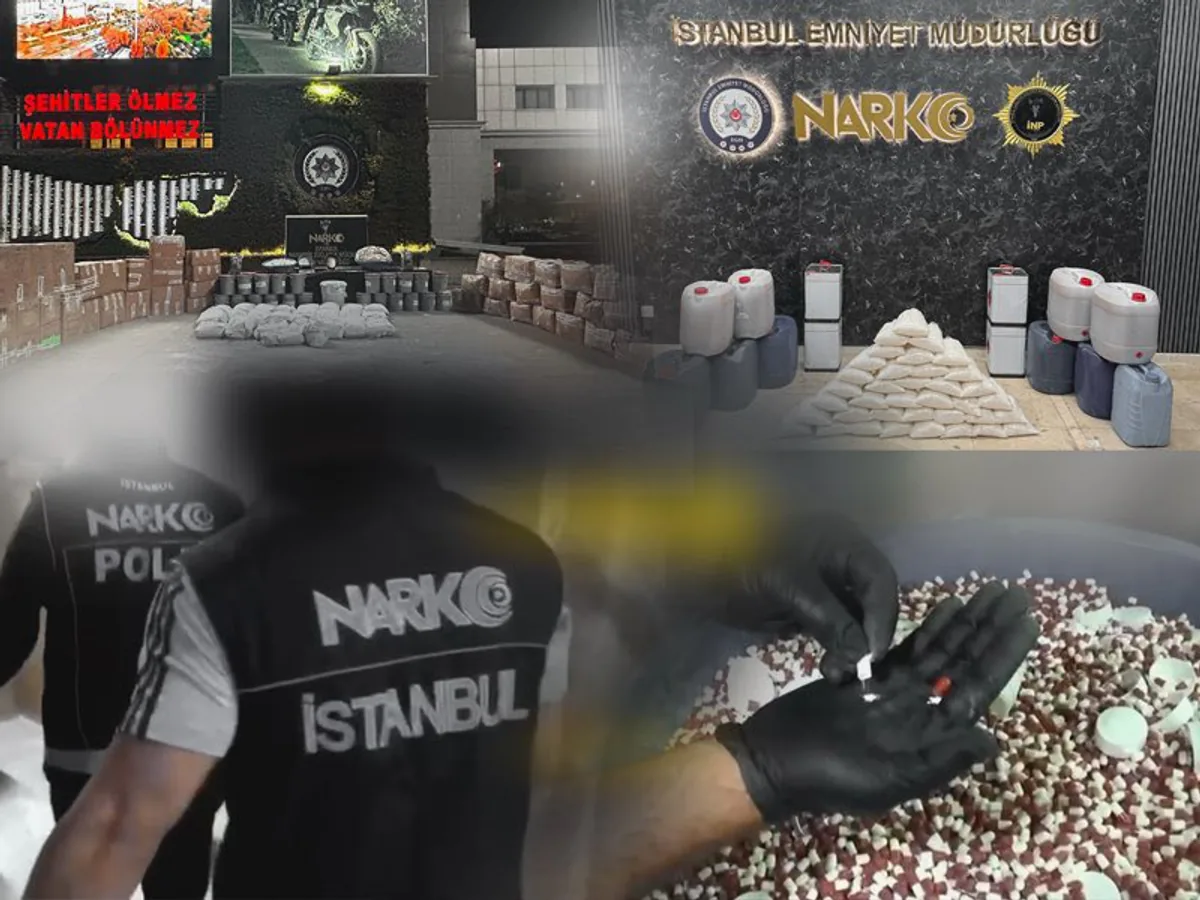İstanbul'da Uyuşturucu Operasyonu: Tonlarca Madde ve Hap Ele Geçirildi, 9 Şüpheli Yakalandı İstanbul'da Uyuşturucu Operasyonu: Tonlarca Madde ve Hap Ele Geçirildi, 9 Şüpheli Yakalandı