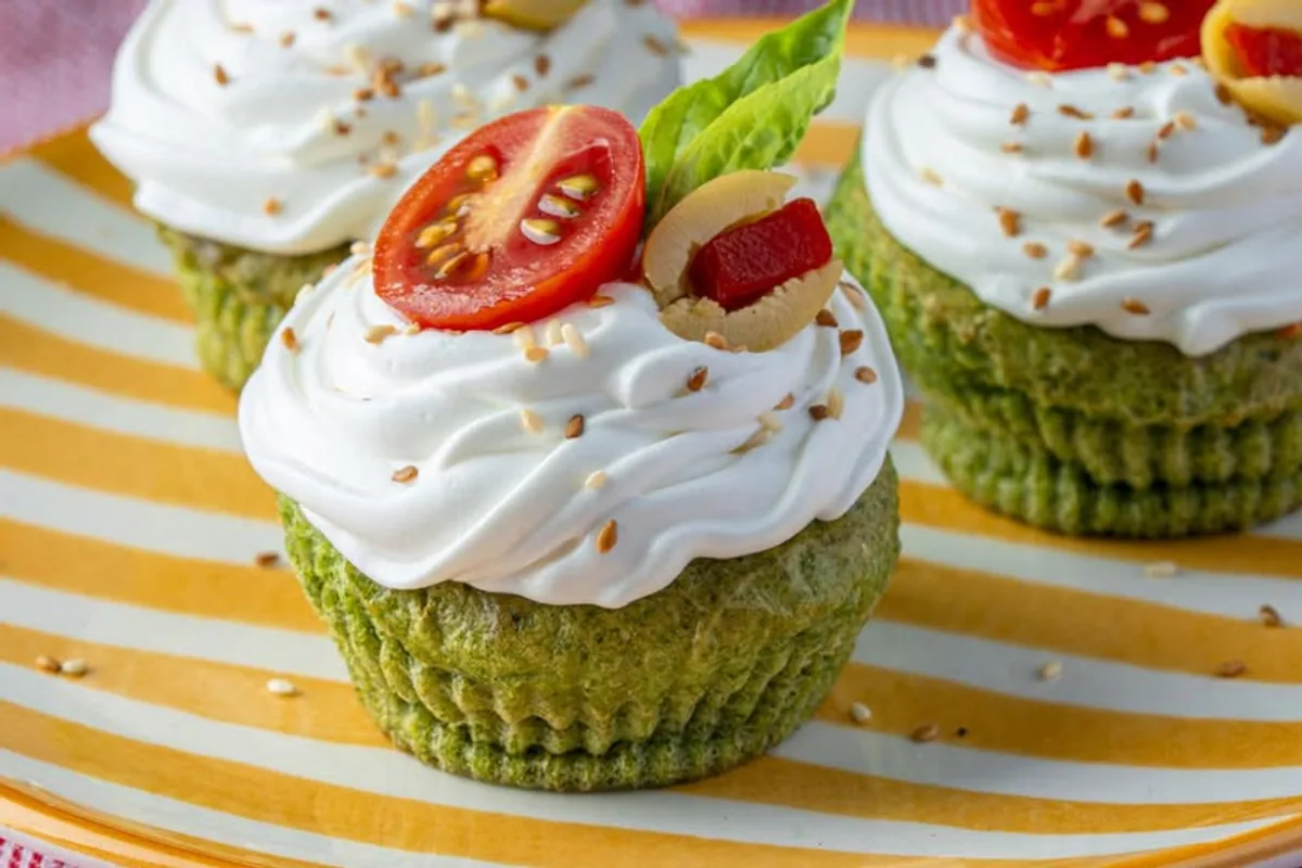 Ispanaklı Cupcake: Hem Lezzetli Hem Besleyici Bir Tarif Ispanaklı Cupcake: Hem Lezzetli Hem Besleyici Bir Tarif
