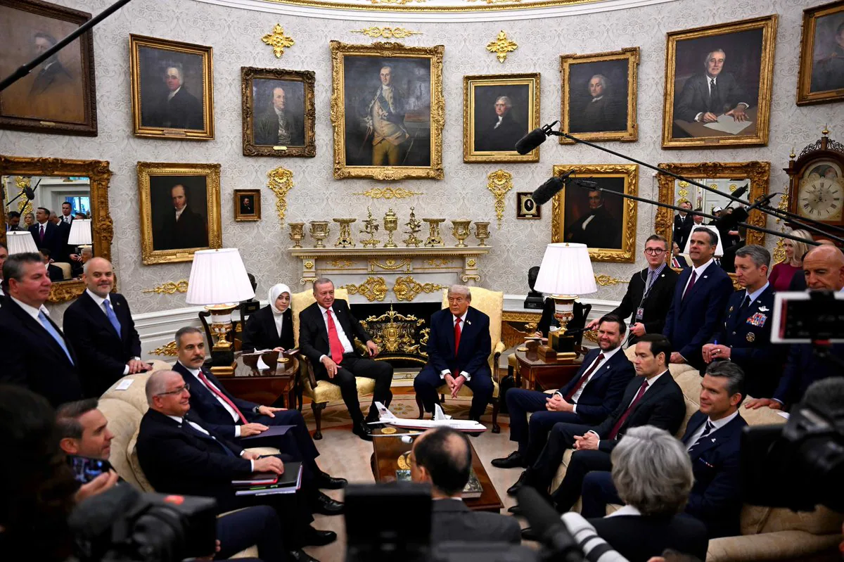 Cumhurbaşkanı Erdoğan, ABD Başkanı Trump ile Görüşme Öncesinde Basına Açıklama Yaptı Cumhurbaşkanı Erdoğan, ABD Başkanı Trump ile Görüşme Öncesinde Basına Açıklama Yaptı