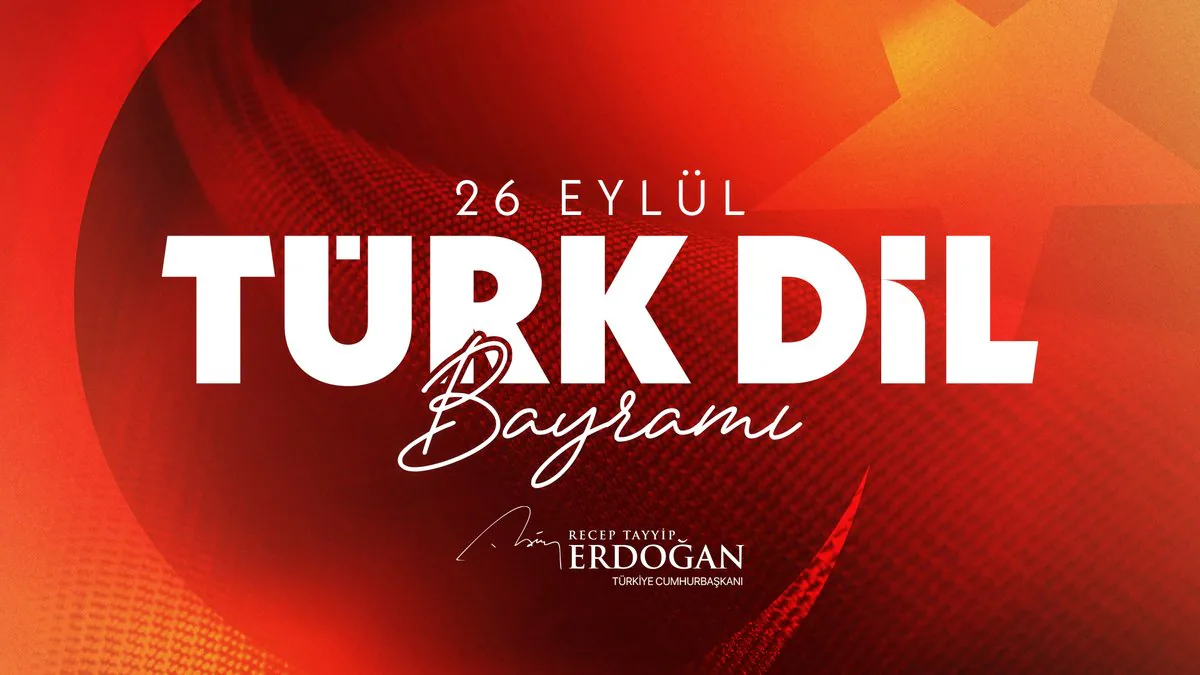 Cumhurbaşkanı Erdoğan, Türk Dil Bayramı'nı Kutladı Cumhurbaşkanı Erdoğan, Türk Dil Bayramı'nı Kutladı