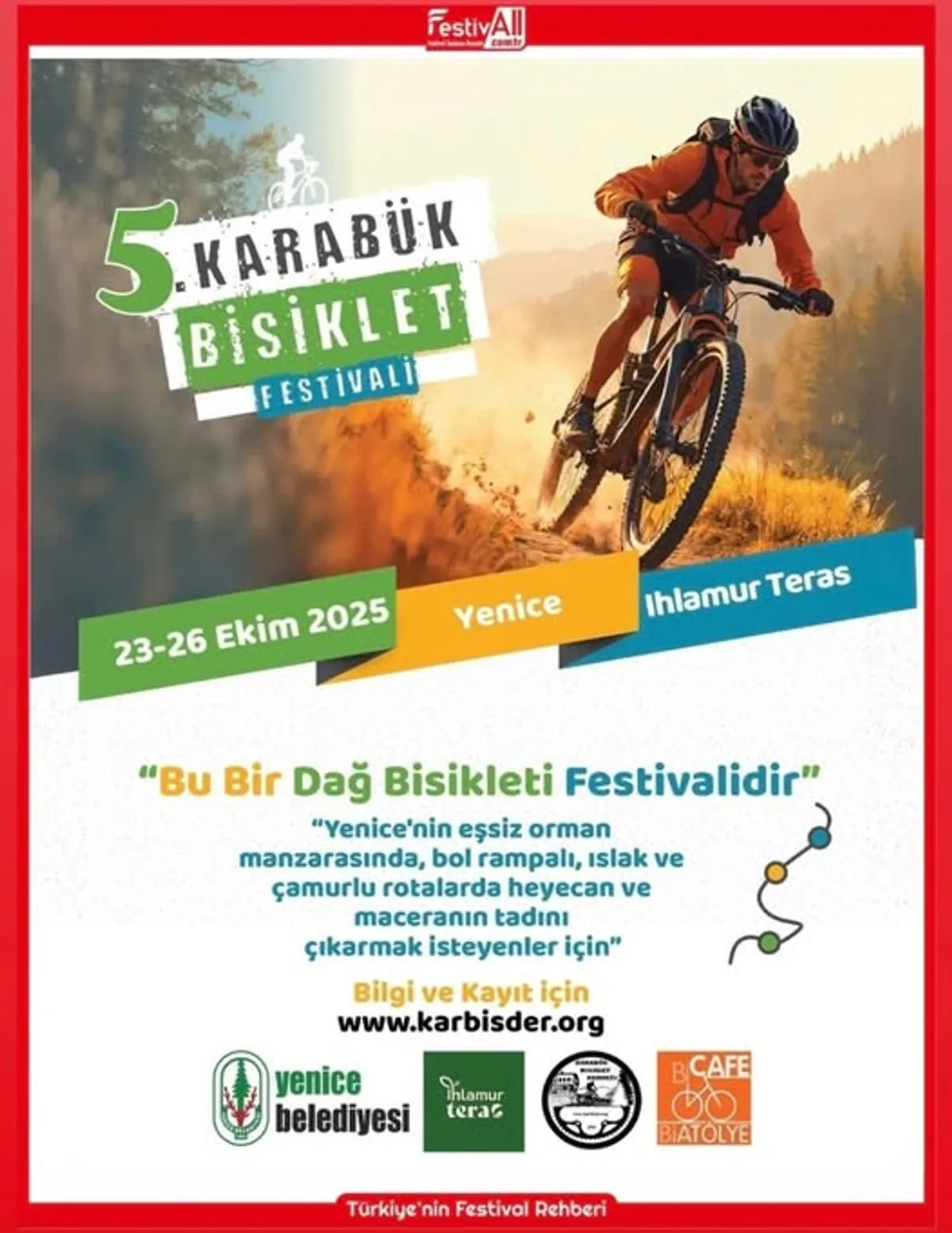 Karabük'te Bisiklet Tutkunları Festivale Akın Edecek Karabük'te Bisiklet Tutkunları Festivale Akın Edecek