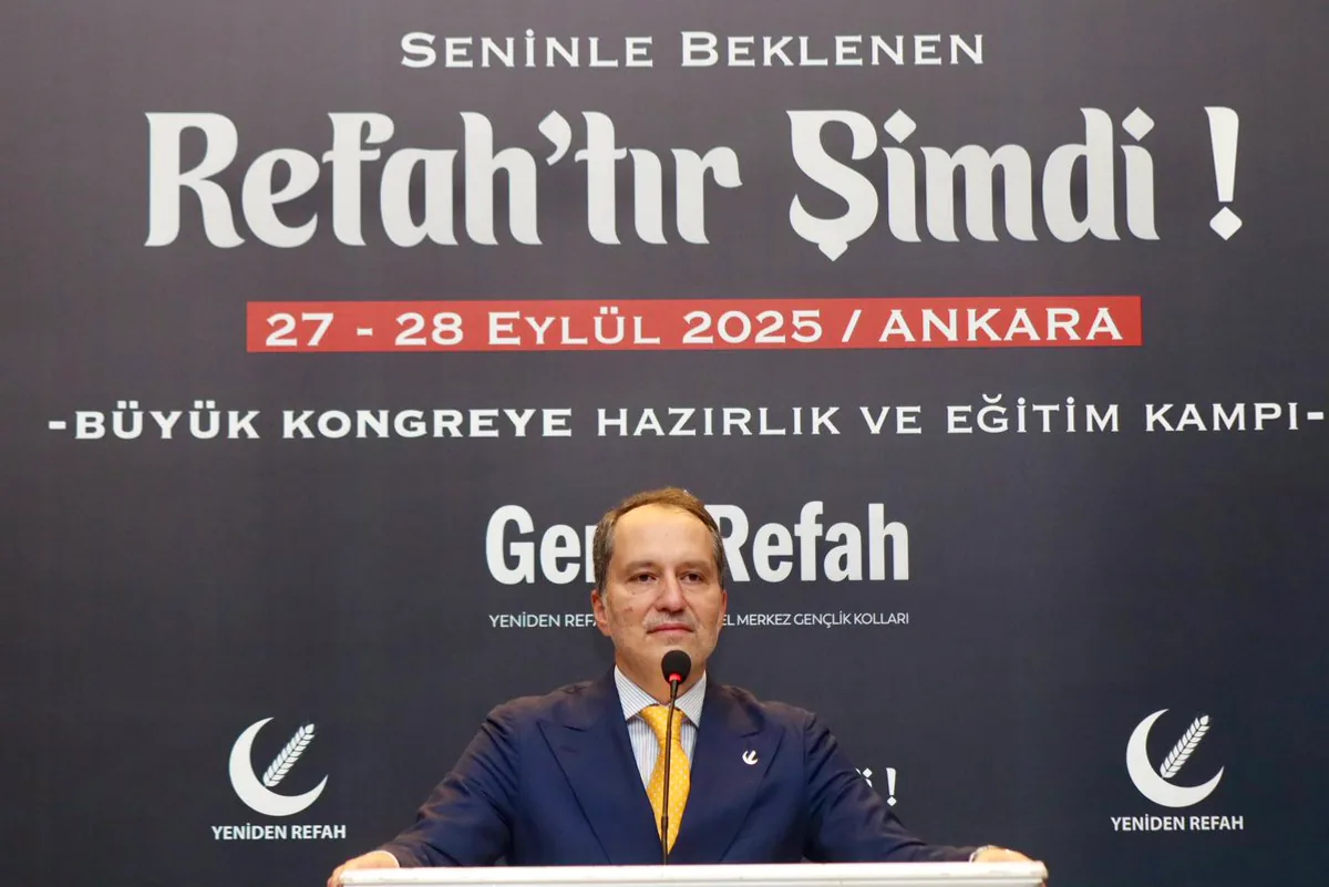 Yeniden Refah Partisi: Dr. Fatih Erbakan Gençliğe Büyük Kongre Hazırlığı Mesajı Yeniden Refah Partisi: Dr. Fatih Erbakan Gençliğe Büyük Kongre Hazırlığı Mesajı