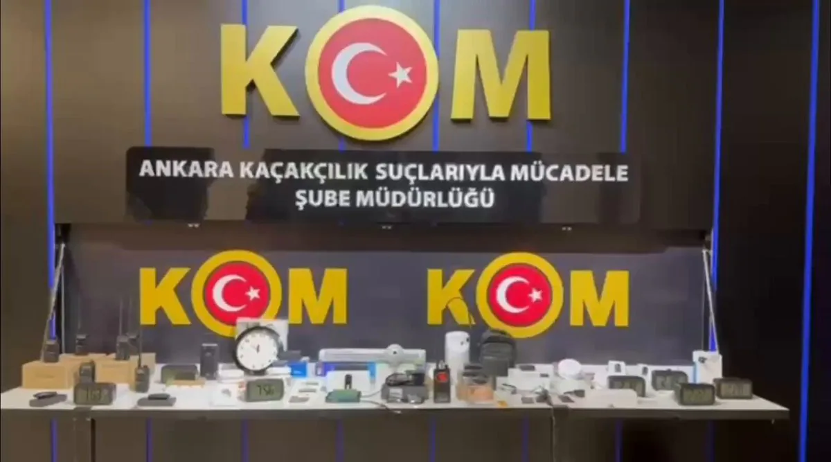 Ankara'da İnternetten Satılan Dinleme ve Görüntü Alma Cihazlarına Operasyon Ankara'da İnternetten Satılan Dinleme ve Görüntü Alma Cihazlarına Operasyon