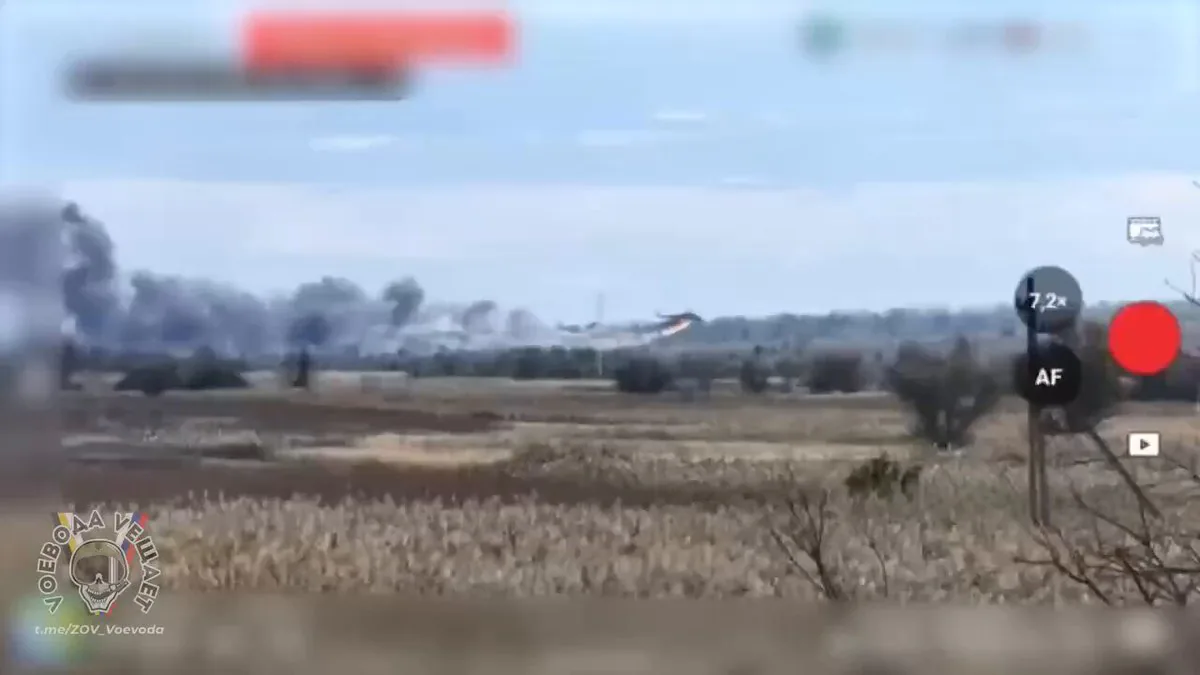 Ukrayna Silahlı Kuvvetleri, Rus Mi-8 Helikopterini FPV İHA ile Vurdu Ukrayna Silahlı Kuvvetleri, Rus Mi-8 Helikopterini FPV İHA ile Vurdu