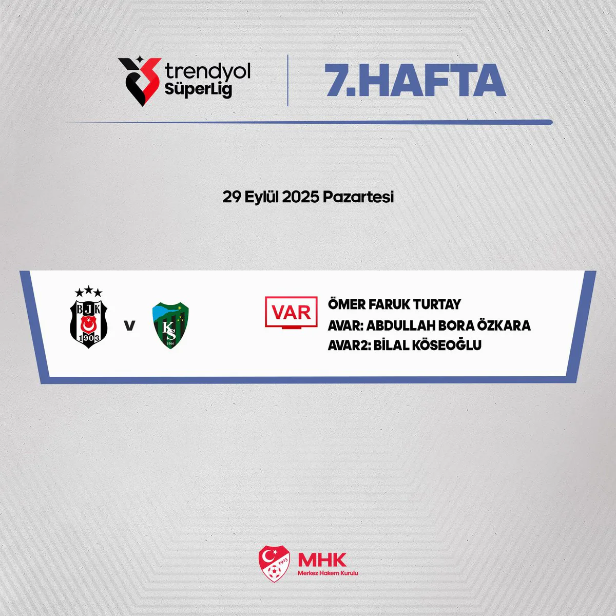 Beşiktaş Kocaelispor Maçında VAR Koltuğunda Ömer Faruk Turtay Beşiktaş Kocaelispor Maçında VAR Koltuğunda Ömer Faruk Turtay
