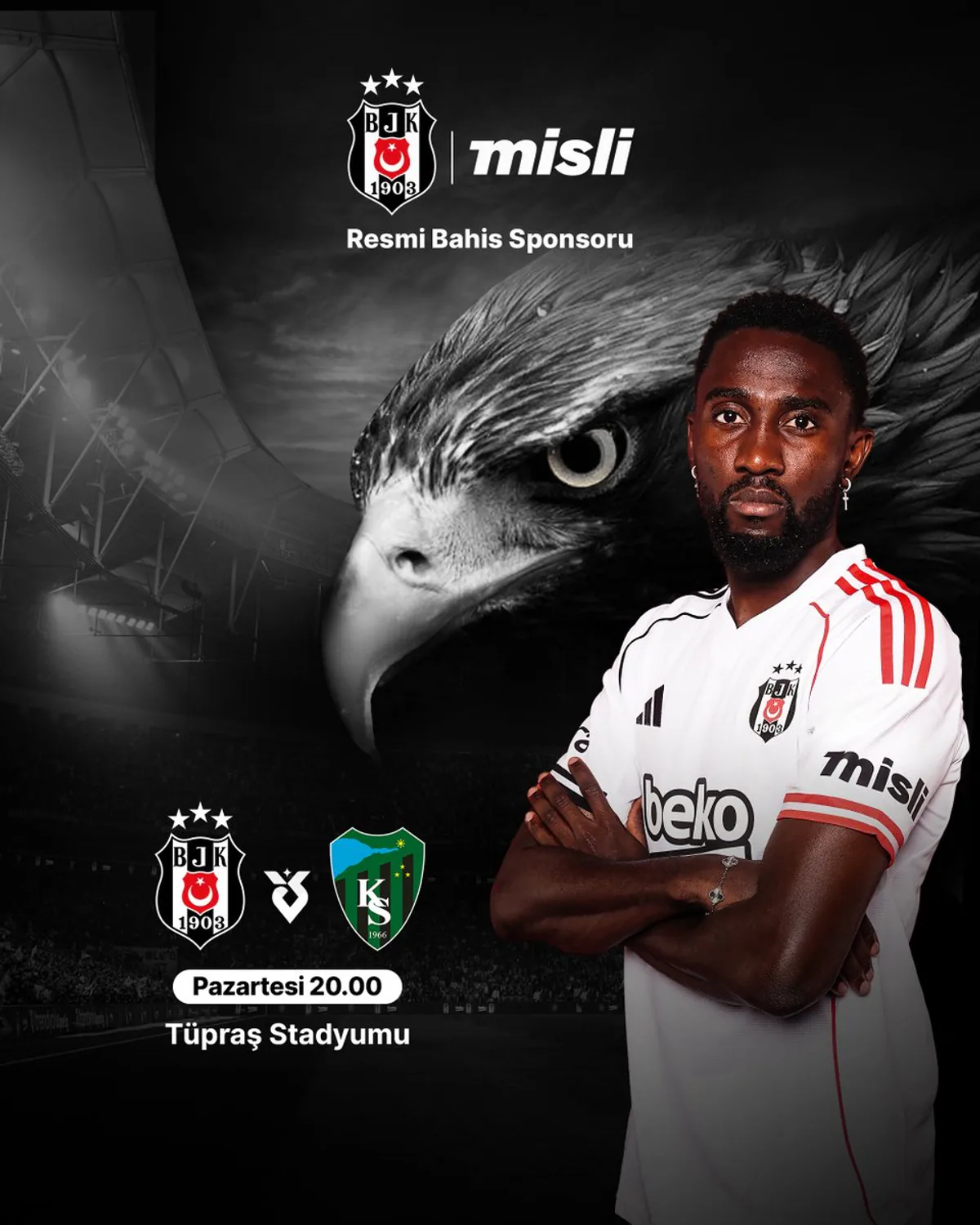 Beşiktaş, Kocaelispor Maçında Galibiyet İçin Sahada Beşiktaş, Kocaelispor Maçında Galibiyet İçin Sahada