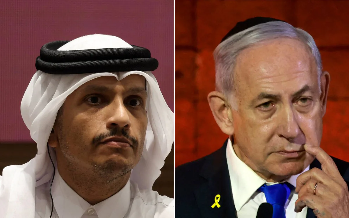 İsrail Başbakanı Netanyahu'dan Katar'a Özür İsrail Başbakanı Netanyahu'dan Katar'a Özür