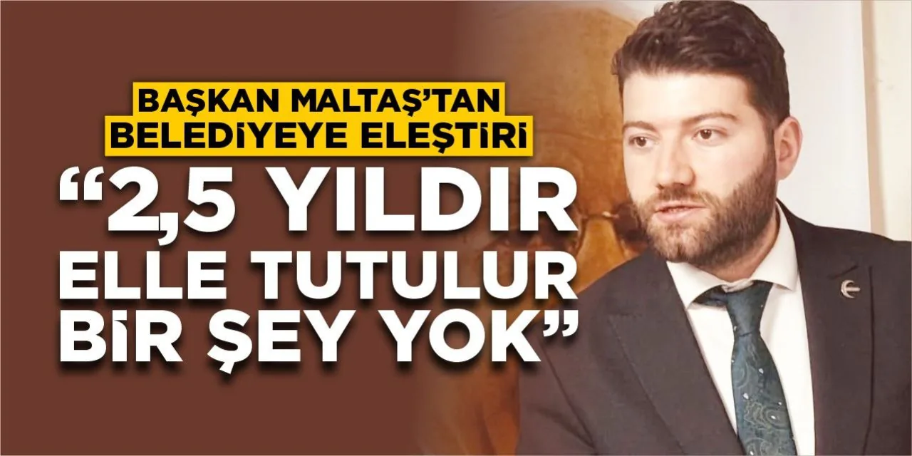 Yeniden Refah Partili Maltaş'tan Bilecik Belediyesi'ne Sert Eleştiri Yeniden Refah Partili Maltaş'tan Bilecik Belediyesi'ne Sert Eleştiri