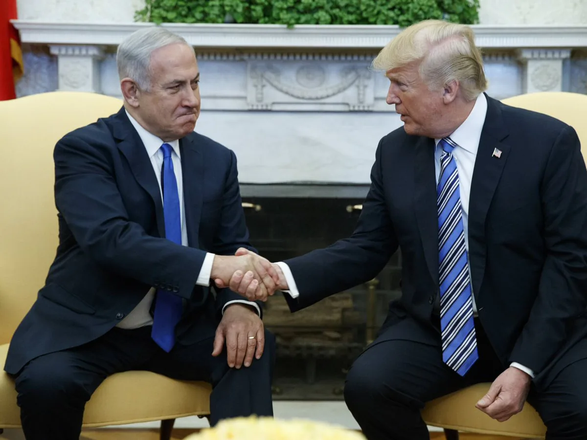 İsrail Başbakanı Netanyahu, Trump Görüşmelerinde Filistin Devletini Onaylamadı İsrail Başbakanı Netanyahu, Trump Görüşmelerinde Filistin Devletini Onaylamadı