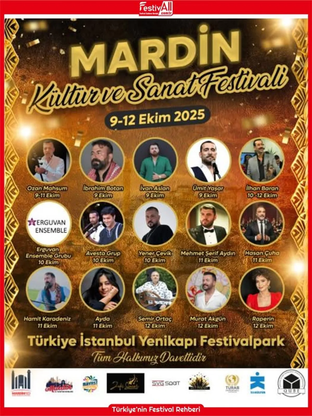 Mardin Kültür Sanat Festivali, 9-12 Ekim'de İstanbul'da Sanatseverlerle Buluşuyor Mardin Kültür Sanat Festivali, 9-12 Ekim'de İstanbul'da Sanatseverlerle Buluşuyor