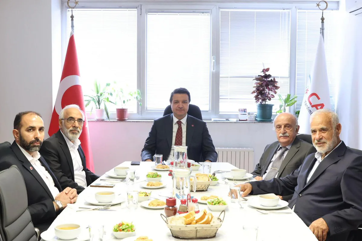 Saadet Partisi Genel Başkanı Arıkan, Cansuyu Derneği Genel Başkanı Köylü ile Görüştü Saadet Partisi Genel Başkanı Arıkan, Cansuyu Derneği Genel Başkanı Köylü ile Görüştü