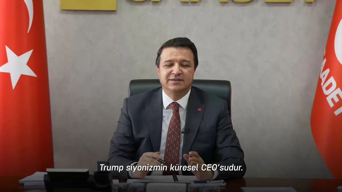Saadet Partisi: Gazze, Filistinlilerin Ebedi Vatan Toprağıdır Saadet Partisi: Gazze, Filistinlilerin Ebedi Vatan Toprağıdır