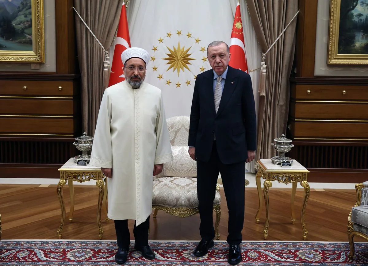 Cumhurbaşkanı Erdoğan, Diyanet İşleri Başkanı Arpaguş'u Kabul Etti Cumhurbaşkanı Erdoğan, Diyanet İşleri Başkanı Arpaguş'u Kabul Etti