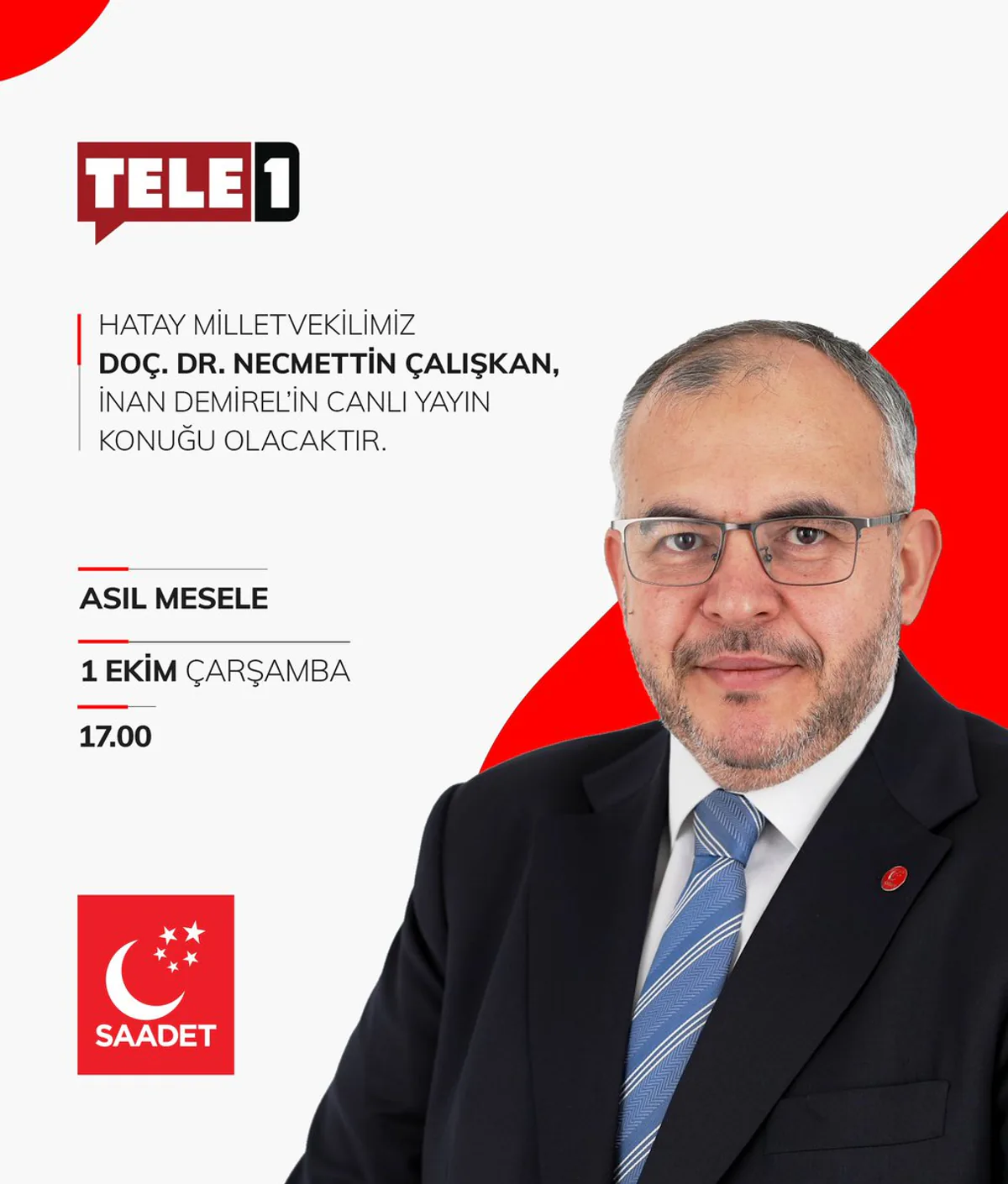 Saadet Partili Çalışkan, TELE1'de Sumud Filosu'nu Anlatacak Saadet Partili Çalışkan, TELE1'de Sumud Filosu'nu Anlatacak