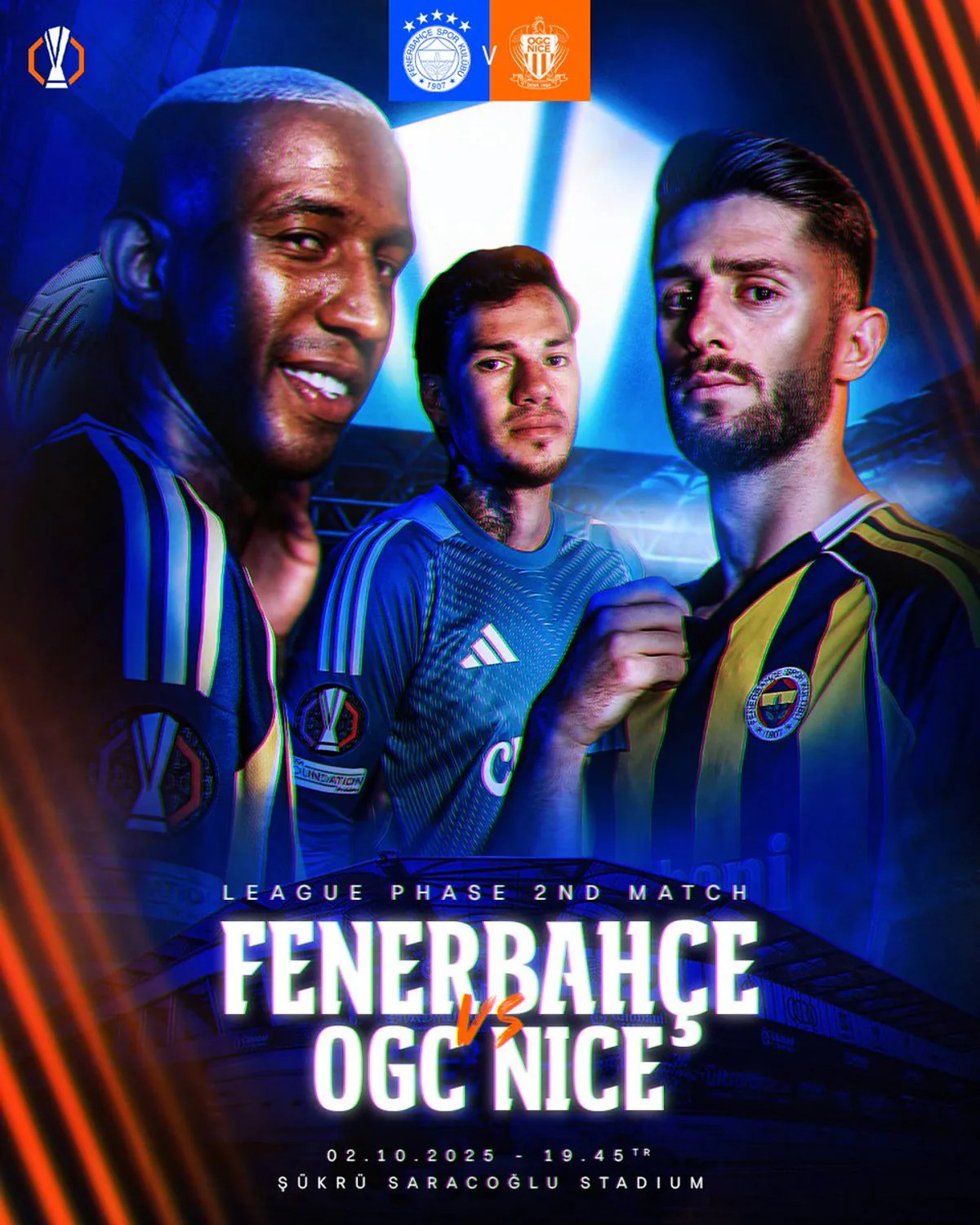 Fenerbahçe, UEFA Avrupa Ligi'nde Nice'i Konuk Edecek Fenerbahçe, UEFA Avrupa Ligi'nde Nice'i Konuk Edecek