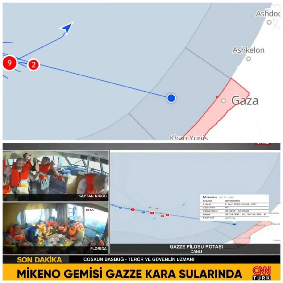 İsrail, Doğu Akdeniz'de Türk Gemisine El Koydu İsrail, Doğu Akdeniz'de Türk Gemisine El Koydu