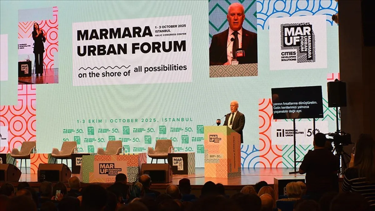 İstanbul'da Marmara Uluslararası Kent Forumu Başladı İstanbul'da Marmara Uluslararası Kent Forumu Başladı