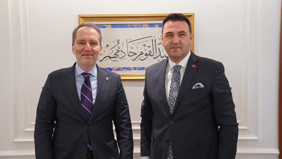 Yeniden Refah Partisi Genel Başkanı Fatih Erbakan, Tümkon Heyetini Ağırladı Yeniden Refah Partisi Genel Başkanı Fatih Erbakan, Tümkon Heyetini Ağırladı