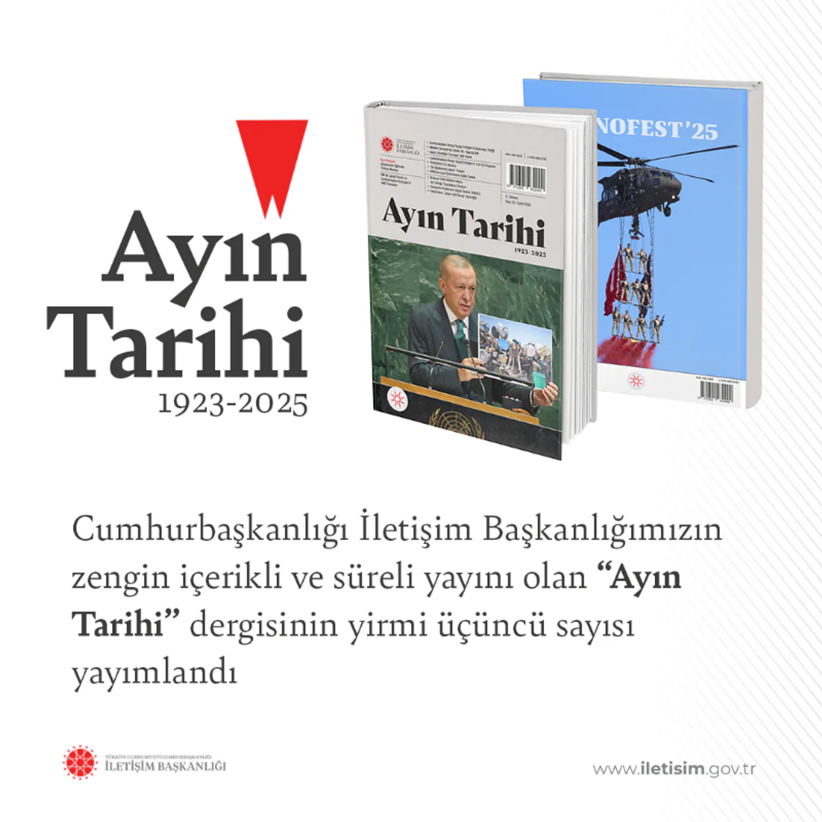Ayın Tarihi Dergisinin 23. Sayısı Okuyucuyla Buluştu Ayın Tarihi Dergisinin 23. Sayısı Okuyucuyla Buluştu