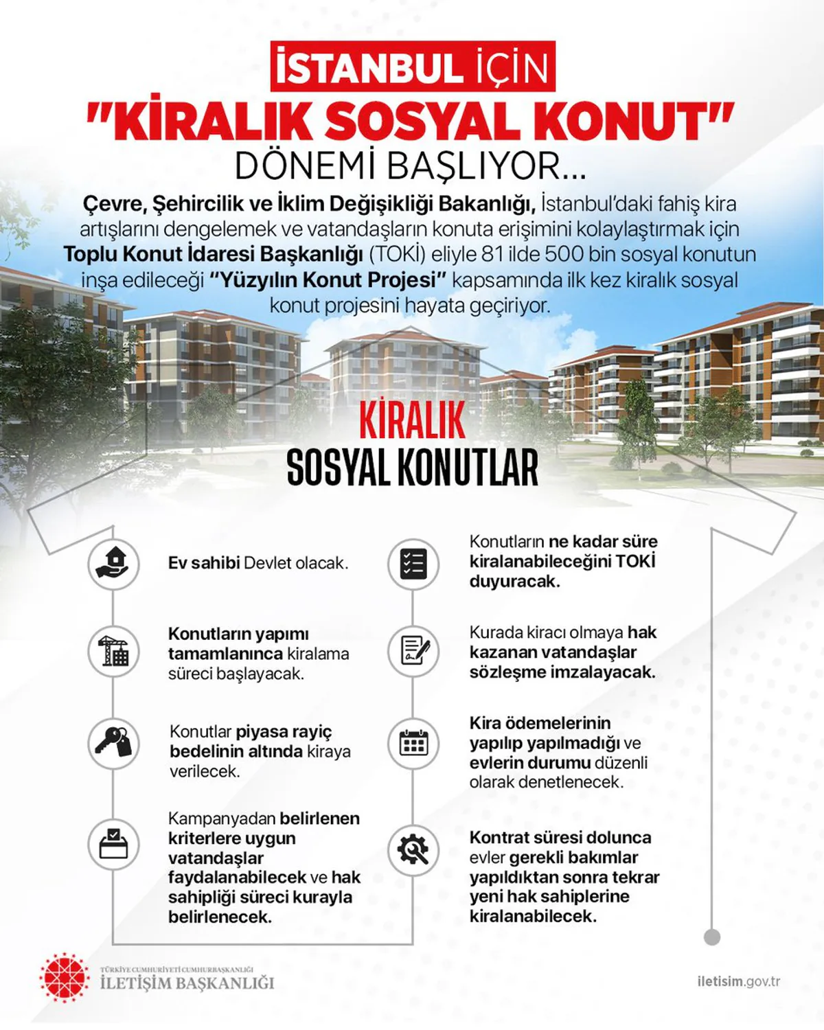 İstanbul'un Kira Yüküne TOKİ'den Sosyal Konut Çözümü İstanbul'un Kira Yüküne TOKİ'den Sosyal Konut Çözümü
