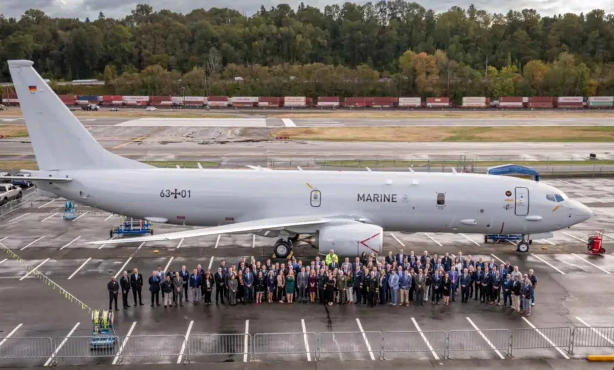 Alman Donanması'na İlk P-8A Poseidon Deniz Karakol Uçağı Teslim Edildi Alman Donanması'na İlk P-8A Poseidon Deniz Karakol Uçağı Teslim Edildi