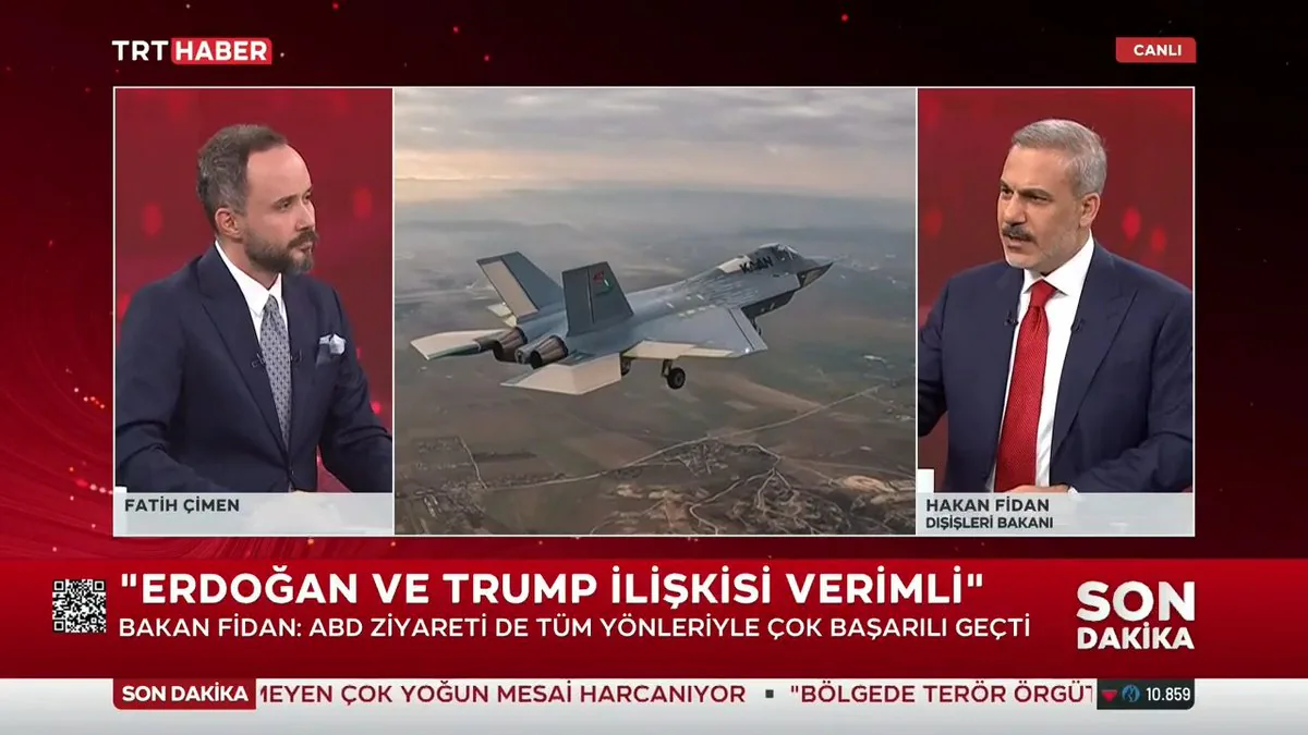 Türkiye'nin Savunma Sanayindeki Yerlileşme Başarısına Dışişleri Bakanı Fidan'dan Vurgu Türkiye'nin Savunma Sanayindeki Yerlileşme Başarısına Dışişleri Bakanı Fidan'dan Vurgu