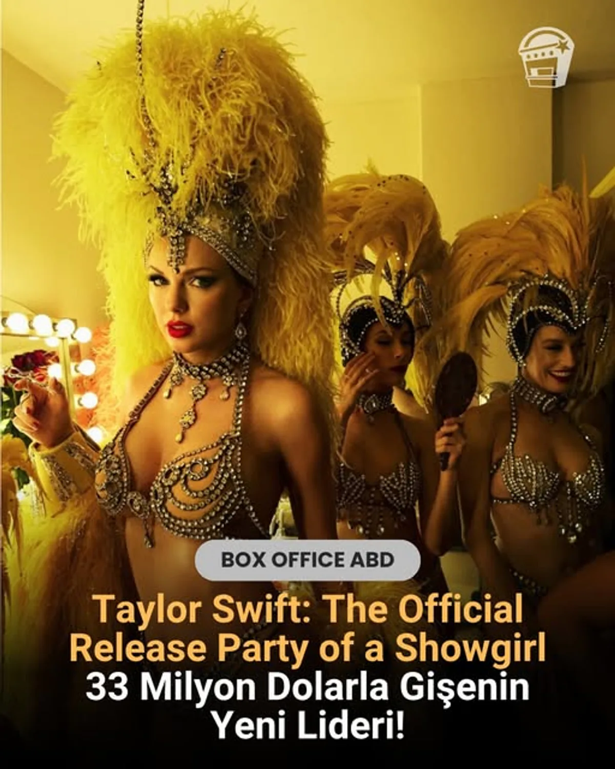 Taylor Swift'in Belgesel Filmi Gişede Liderliği Ele Geçirdi Taylor Swift'in Belgesel Filmi Gişede Liderliği Ele Geçirdi