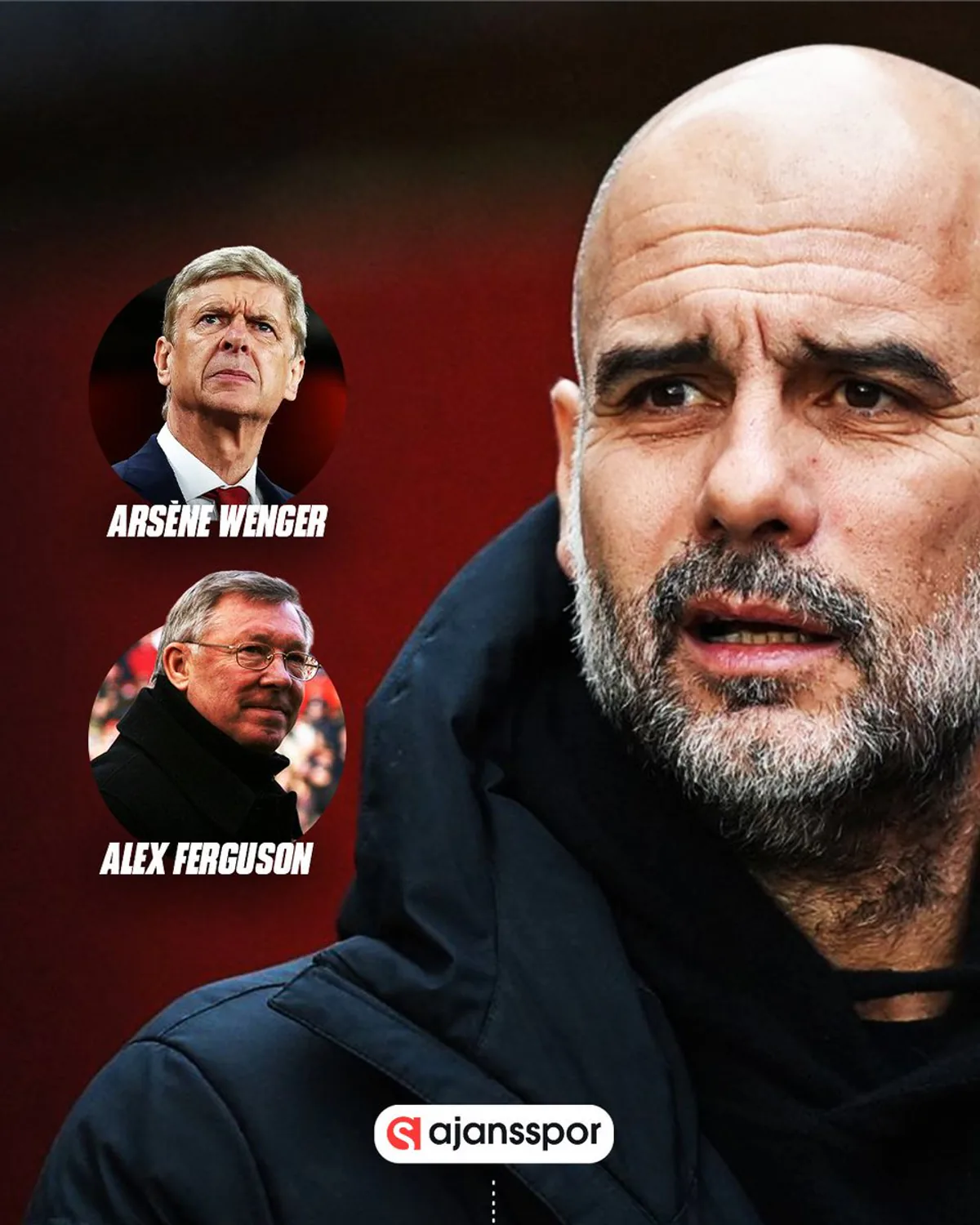 Guardiola'dan Ferguson ve Wenger'e Davet: "Onlarla Aynı Masada Olmak Onur" Guardiola'dan Ferguson ve Wenger'e Davet: "Onlarla Aynı Masada Olmak Onur"